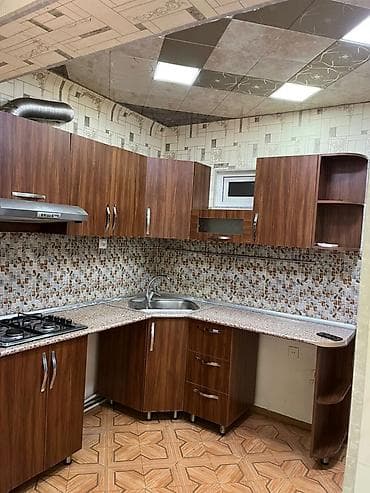 Razılaşma var Mətbəx mebel dəsti – künc tipli, ağac teksturalı — 1