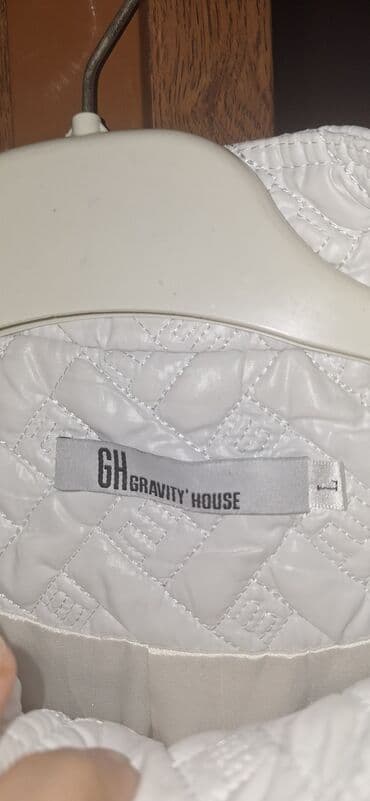 утепленные женские леггинсы: Пальто, L, цвет - Белый — 1