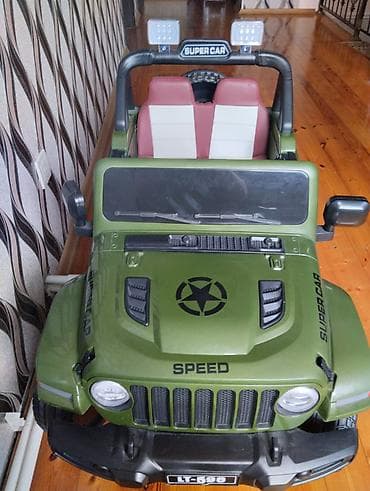akumulator usaq masinlari: Uşaq elektrik maşını – “Super Car” off-road jeep stili 📎Uzerinde — 3