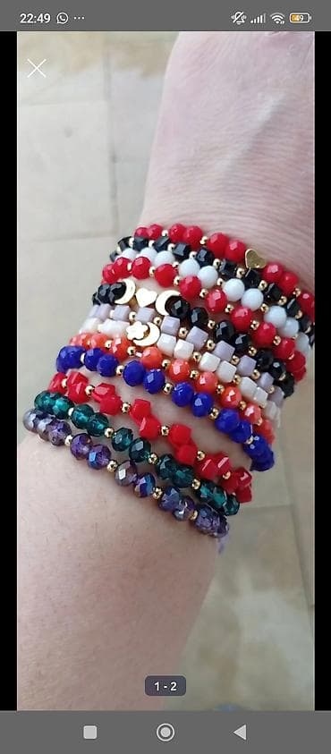 бумага для цветов: Əl işi qolbaqlar — 6