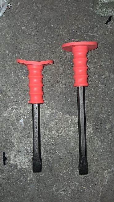 nabor dəsti: Plastik qoruyucu saplı əl kəski dəsti (2 ədəd) - Təyinat: beton, daş — 1