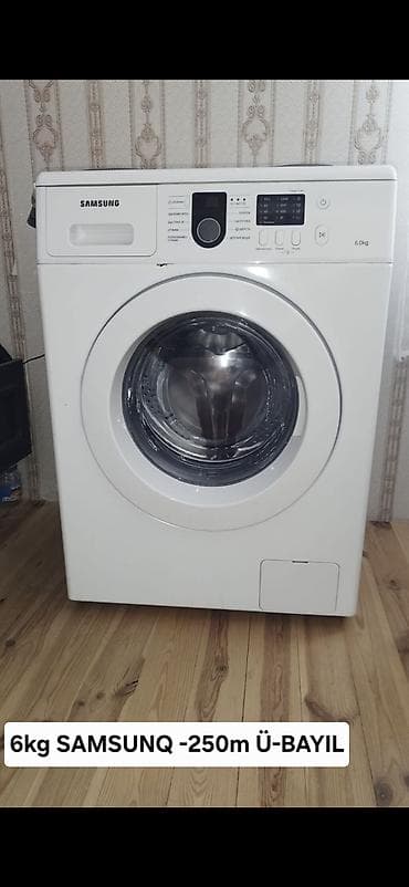 Paltaryuyan maşın Samsung, 6 kq, Avtomat, Qurutmasız