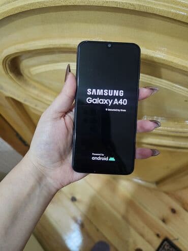 samsung a 10 ekran qiymeti: Samsung Galaxy A40, 64 GB, rəng - Qara, Barmaq izi — 7