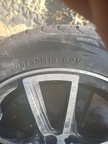 opel vectra oluxanasi: 4 ədəd yüngül lehimli disk və şin komplekti - Disklər: 15 düym — 3