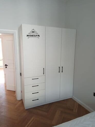 Диваны: Новый, Распашной, 3 двери Прямой шкаф, Гардеробный шкаф, Азербайджан — 7