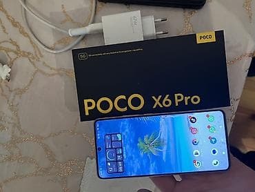 ps5 slim 1 tb: Poco X6 Pro, 512 GB, rəng - Boz — 2