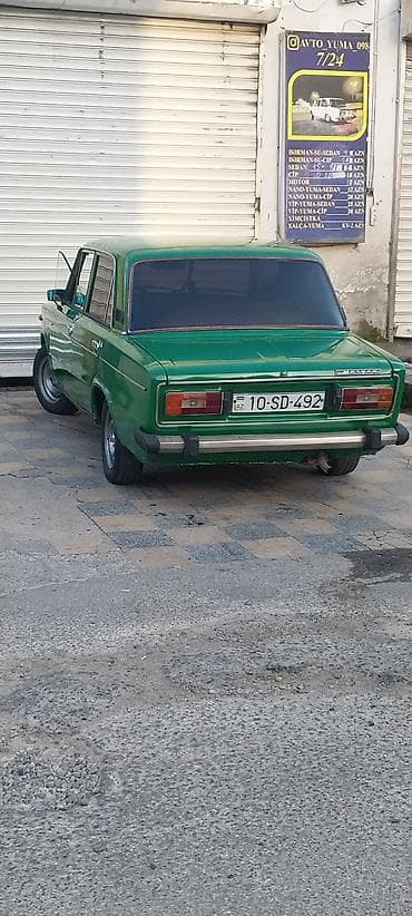 diffuser satisi: VAZ 2106, yaşıl rəng, sedan kuzov Xüsusiyyətlər: - Arxa ötürücülü — 4