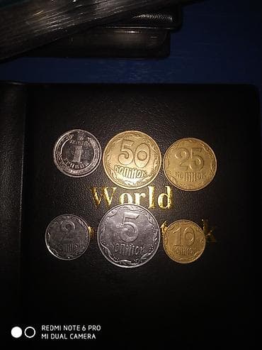 Ukrayna sikkələri dəsti Təsvir: - Ukrayna milli valyutasından qarışıq