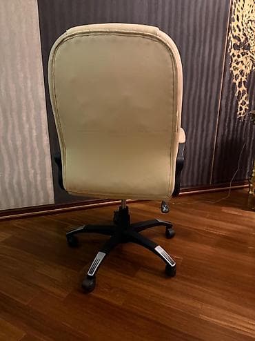 tək stollar: Təkərli, Süni dəri — 3