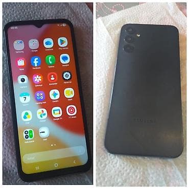 samsung buds: Samsung Galaxy A14, 128 GB, rəng - Qara, Barmaq izi, İki sim kartlı, Face ID — 1