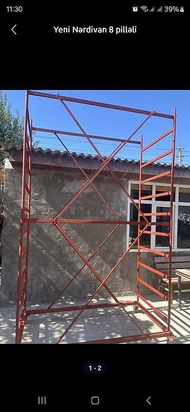 tikinti malari: Tikinti və təmir işləri üçün hərəkətli skafold (lesa) və modul — 3