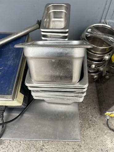 pol seki: Paslanmayan poladdan qastronom küvetlər (GN qablar) dəsti - Material — 4