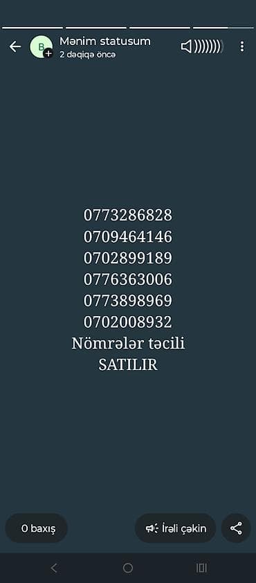 Məhsul: Mobil nömrə portfeli Təsvir: - Operatorlar: 070 və 077 lalafo.az -da Məhsul: Mobil nömrə portfeli Təsvir: - Operatorlar: 070 və 077