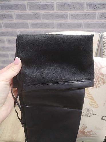 Toy paltarları və aksesuarları: Çəkmə, Ölçü: 40, rəng - Qara, Yeni — 3