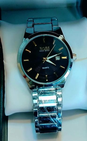 Qol saatları və aksesuarlar: Yeni, Qol saatı, Hugo Boss, rəng - Qara — 2