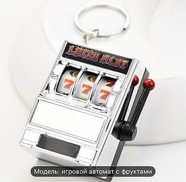 Breloklar: Məhsul: Mini “Lucky Slot” meyvəli oyun avtomatı açarlıq - Dizayn — 4