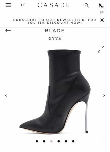 qara jaket: Casadei “Blade” qadın botları ( HEÇ GEYİNİLMƏYİB, YENİDİR ) - Model — 4