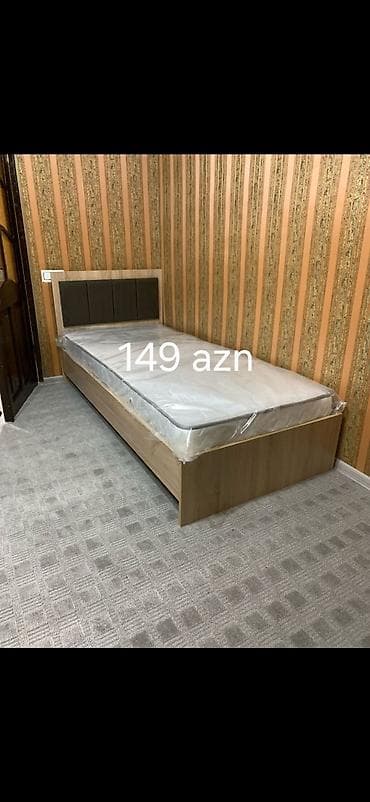 tək matraslar: Tək nəfərlik çarpayılar – 149 AZN - Ölçü: standart tək nəfərlik — 6