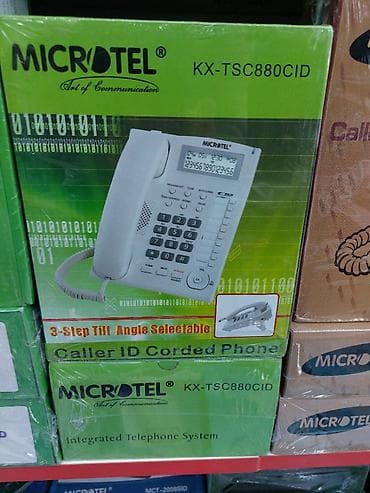 telofonar: Stasionar telefon Simli, Yeni, Rayonlara çatdırılma, Pulsuz çatdırılma, Ödənişli çatdırılma — 1