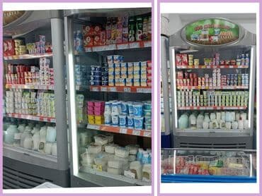 su soyuducular: Məhsul: Şaquli “süd vitrinləri” (soyuducu vitrin) Təsvir: - Mağaza — 1