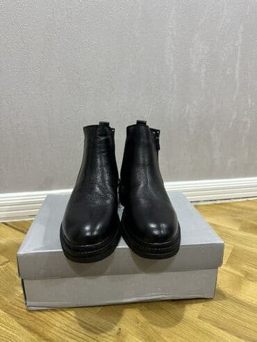 herbi batinka: Qara dəri kişi botları Yenidir. Karqodan bugun goturmushem olcusu — 5