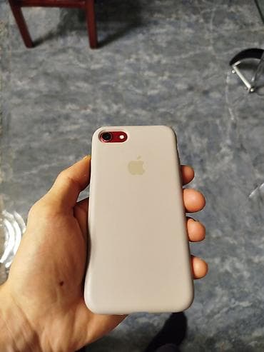 telefon kabrosu: IPhone 7, Qırmızı, Barmaq izi — 2