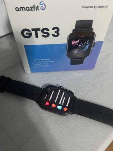 irshad smart saatlar: Smart saat, Amazfit, Sensor ekran, rəng - Qara — 4