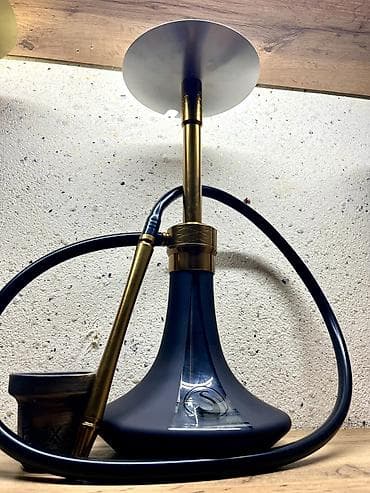 xari bulbul klonu: Nəcisən və şık dizaynlı qəlyan seti - Müasir, konus formalı şüşə — 2