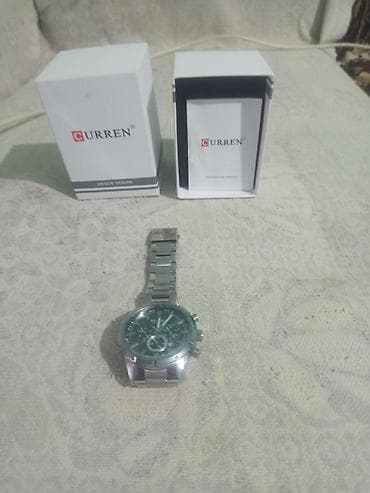 barter saat: İşlənmiş, Qol saatı, Curren, rəng - Gümüşü — 3