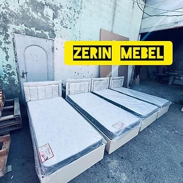 zərlər: Təknəfərlik çarpayı, Bazalı, Matras ilə, Siyirməli — 1