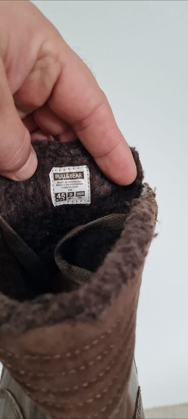 Botinkalar: Кожаные ботинки Испанского бренда pull&bear размер 45 Made in — 5