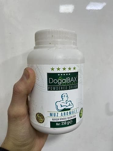 Məhsul: DoğalBAX Natural Powdered Drink – Muz aromalı, qarışıq