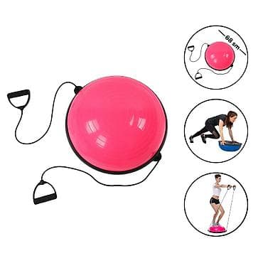 balaca top: Yarım yumru balans topu (68sm) 🪪 şəxsi̇yyət vəsi̇qəsi̇ i̇lə kredi̇t ( — 1