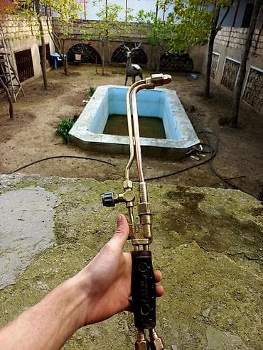 Oksiqen-propan qaynaq/kəsim dəsti Komplekt: - Qaz qarışdırıcılı