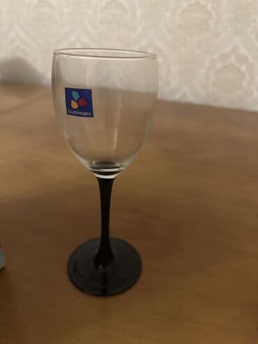 luminarc qablar: Qədəhlər, rəng - Göy, Bərkidilmiş şüşə, 4 ədədli dəst, Fransa — 4