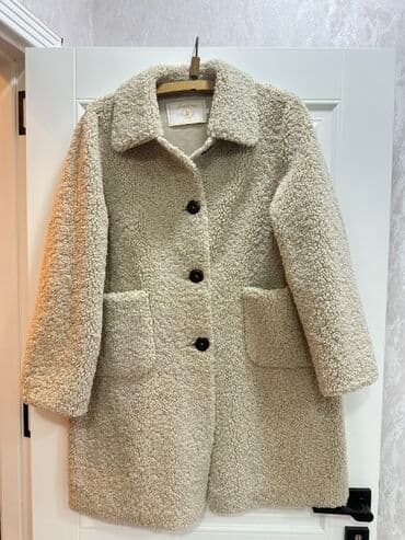 qadınlar üçün iri toxunma papaq: Palto, XL, rəng - Bej — 1