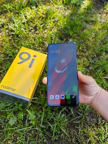 tap.az quba telefon: Realme 9i, 128 GB, rəng - Göy — 10