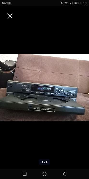 elde tv: Technics SL-PD7A kompakt disk çeŋcer (changer) - 5 diskli fırlanan — 1