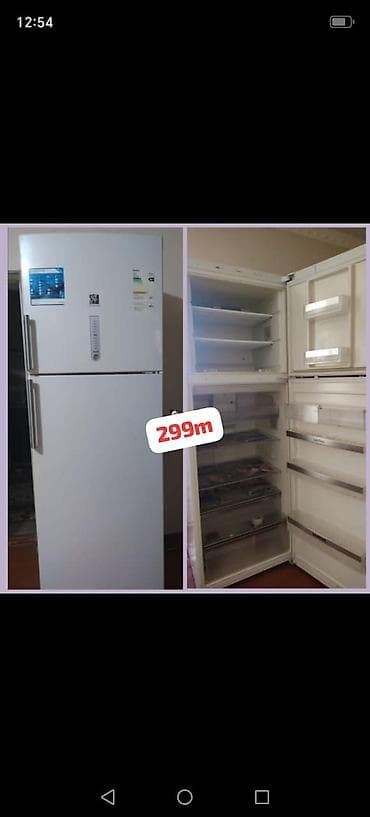 SAMİRƏ 🦋 Soyuducu 299m evdən satiş Hundurluyu 2 metir eni 69 santim