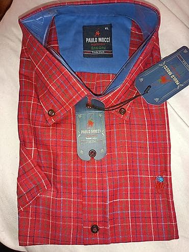 kisi papaqlari: Məhsul: Kişi geyim dəsti – köynək və pencək - Köynək: Paulo Mocci — 4