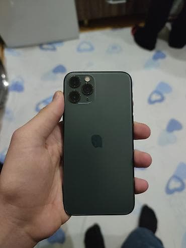 16 pro satış: IPhone 11 Pro, 64 GB, Matte Midnight Green, Face ID — 2