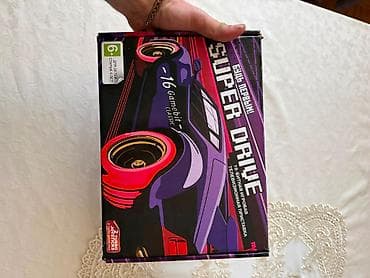 SUPER DRIVE 16-bit televiziya oyun konsolu Xüsusiyyətlər: - 16-bit