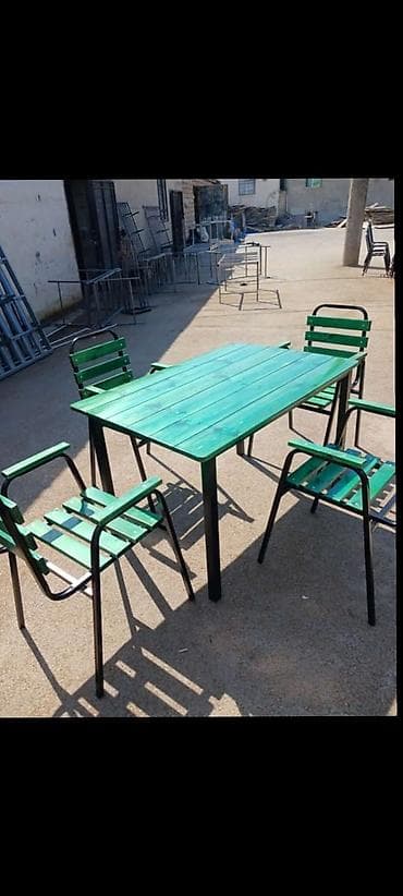 stol stul: Masa ve oturacaqlar Bağ evləri,kafelər, restoranlar üçün hər növ — 5