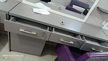 mebel tutacaqlari: Gözəllik salonu üçün tam avadanlıq paketi - Vizaj/saç kəsmə postları — 5