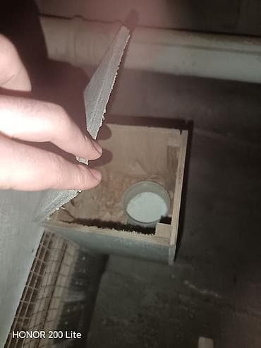 itler ucuz: Taxta quş/kəpənək evi – geniş və çoxsəviyyəli qəfəs - Material: taxta — 5