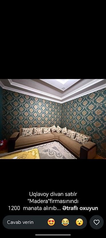Uqlavoy divan – “Madera” firmasının istehsalı. - L‑şəkilli dizayn