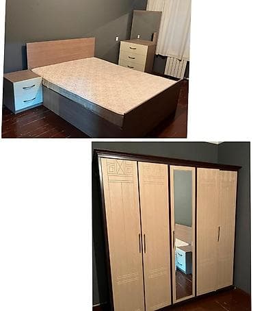 Endirim edildi . Yataq dəsti satılır 390₼. matrası var.Ünvan Savalan
