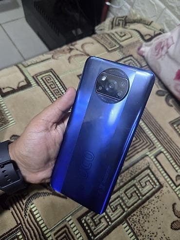 data modem sim card: Poco X3 Pro, 256 GB, rəng - Göy, Sensor, Barmaq izi — 4