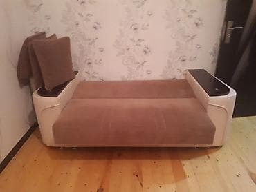 Mini-divan, İşlənmiş, Açılan, Bazalı, Vеlur parça