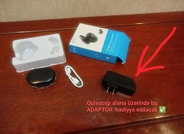 Qulaqcıqlar: Yeni Simsiz (Bluetooth) Qulaqcıqlar, rəng - Qara — 1